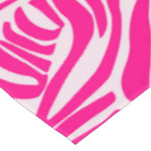 Rosa Zebra Tischdecke (Schrägansicht)