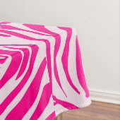 Rosa Zebra Tischdecke (Beispiel)