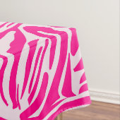 Rosa Zebra Tischdecke (Beispiel)