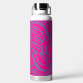 Rosa Zebra Trinkflasche (Rückseite)