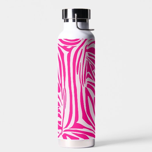 Rosa Zebra Trinkflasche (Links)