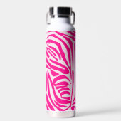 Rosa Zebra Trinkflasche (Vorne)