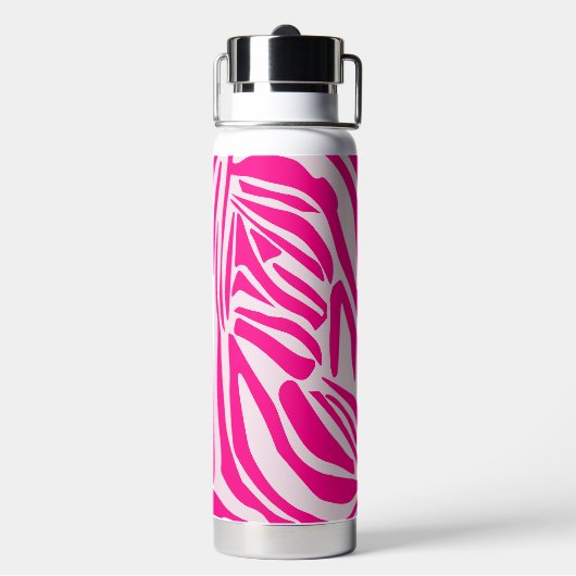 Rosa Zebra Trinkflasche (Hinten)