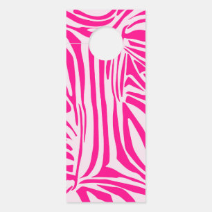 Rosa Zebra Türanhänger