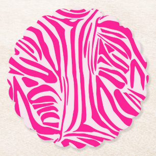 Rosa Zebra Untersetzer