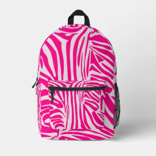 Rosa Zebradruck Bedruckter Rucksack