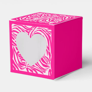 Rosa Zebradruck-Muster Geschenkschachtel