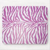 Rosa Zebradruckschuhe Mousepad (Vorne)