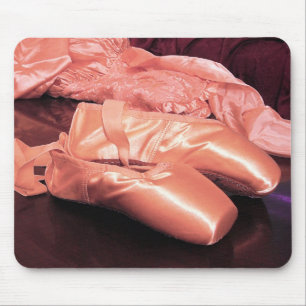 Rosa Zehe-Schuh-Foto Mousepad