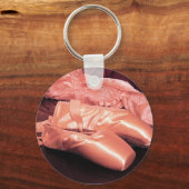 Rosa Zehenschuhe Foto Schlüsselanhänger (Vorderseite)