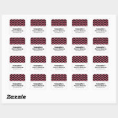 Rosa Zickzack Glitzer Sweet 16 Stickers (Blatt)