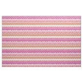 Rosa Zickzackhintergrund Stoff (Fat Quarter (45,7 x 55,9 cm))