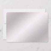 Rosa Zierarbeit Save the Date (Rückseite)