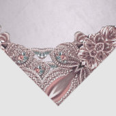 rosa Ziergewebe Seidenpapier (Detail)