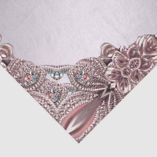 rosa Ziergewebe Seidenpapier (Detail)