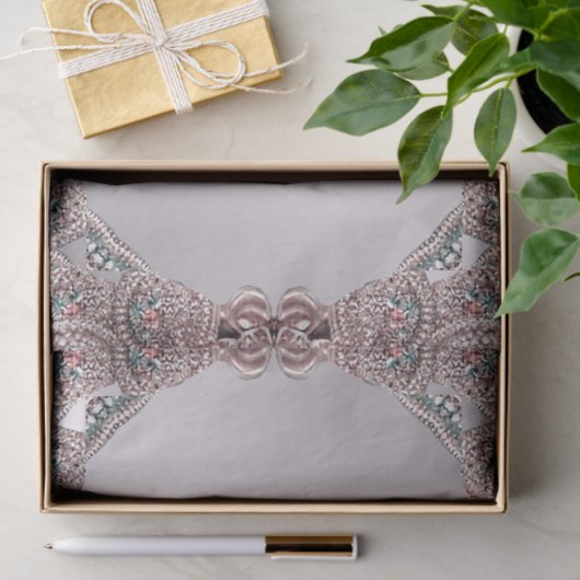 rosa Ziergewebe Seidenpapier (Geschenk)