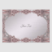 rosa Ziergewebe Seidenpapier (Vorderseite)