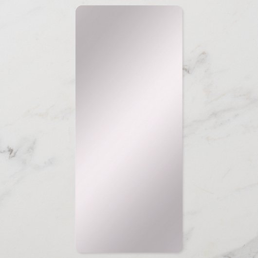 Rosa Ziermenü Menükarte (Rückseite)