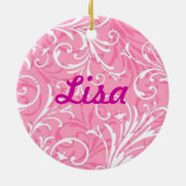 Rosa Ziername Ornament (Hinten)