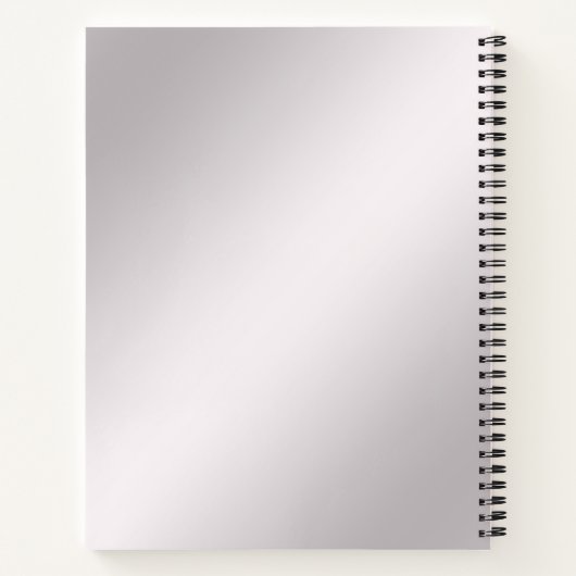 Rosa ZierNotebook Notizblock (Rückseite)