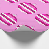 Rosa Zierpapier Geschenkpapier (Ecke)