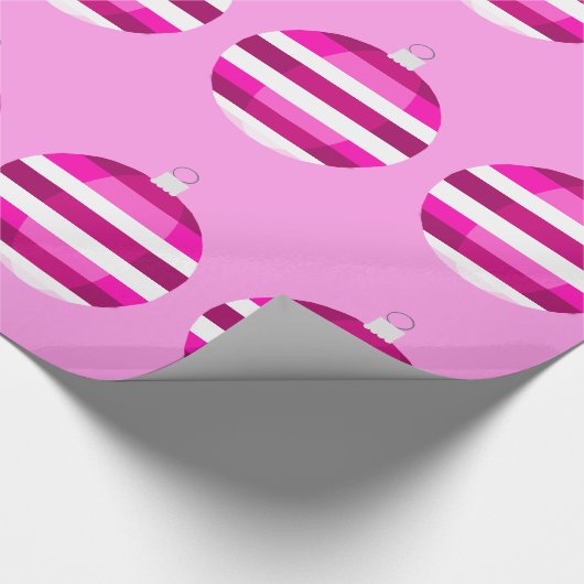 Rosa Zierpapier Geschenkpapier (Ecke)