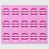 Rosa Zierpapier Geschenkpapier (Flach)