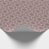 Rosa Zierpapier Geschenkpapier (Ecke)