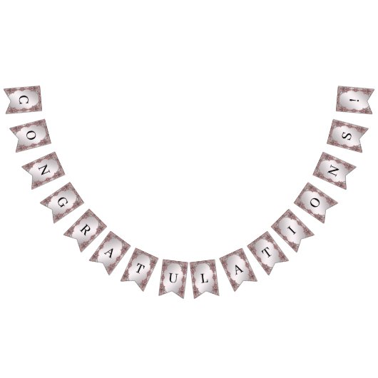 Rosa Zierschutzflagge Wimpelkette (Alle)