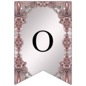 Rosa Zierschutzflagge Wimpelkette (Zweite Fahne)