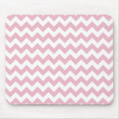 Rosa Zigzag, rosa Zickzack, geometrisches Muster Mousepad (Vorne)