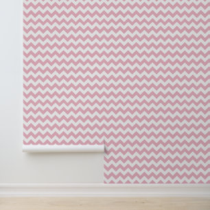 Rosa Zigzag, rosa Zickzack, geometrisches Muster Tapete