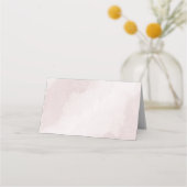 Rosa Zimt Rose Platzkarte (Rückseite)