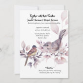 Rosa Zimtkugel Sommerchic Einladung (Vorderseite)