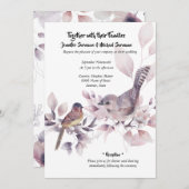 Rosa Zimtkugel Sommerchic Einladung (Vorne/Hinten)