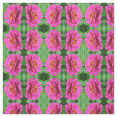 Rosa Zinnia Blume Naturmuster Stoff (Muster)