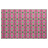 Rosa Zinnia Blume Naturmuster Stoff (Fat Quarter (45,7 x 55,9 cm))