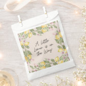 Rosa Zitrone Geschenktütchen (Ausgeschnitten)