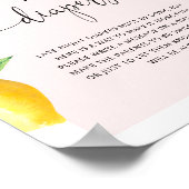 Rosa Zitrone Späte Nacht Windeln Poster (Ecke)