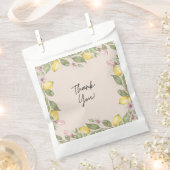 Rosa Zitronen-Geschenktüte Geschenktütchen (Ausgeschnitten)