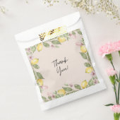 Rosa Zitronen-Geschenktüte Geschenktütchen (Versiegelt)