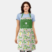 Rosa Zitronen Zitrusfrüchte Königin der Küche Schürze (Getragen)