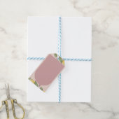 Rosa Zitronengeschenk / Gefallen-Tag Geschenkanhänger (Mit Garn)