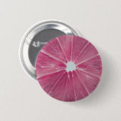 Rosa Zitrusfrüchte Button (Vorne & Hinten)