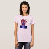 rosa Zombiemädchen T-Shirt (Vorne ganz)