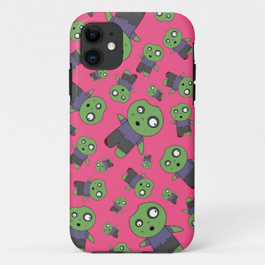 Rosa Zombies Case-Mate iPhone Hülle (Rückseite)