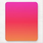 Rosa zu Orange Moderner Farbverlauf Mousepad (Vorne)