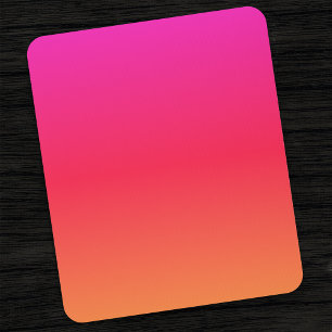 Rosa zu Orange Moderner Farbverlauf Mousepad