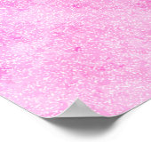 Rosa Zucker Poster (Ecke)