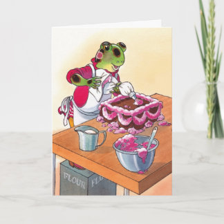 Rosa Zuckerglasur Karte